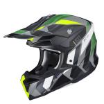 Casque cross Hjc I50 - VANISH - BLACK YELLOW GREEN MC4HSF 2023