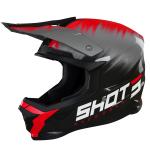 Casque cross Shot FURIOUS VERSUS - RED GLOSSY 2022