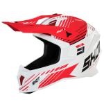 Casque cross Shot LITE FURY - WHITE RED GLOSSY 2022