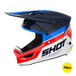 Casque cross Shot RACE - IRON 2023