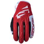 Gants cross Five MXF3 - RED WHITE 2021