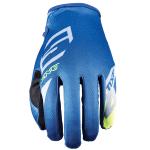 Gants cross Five MXF4 - SCRUB BLUE/FLUO YELLOW 2023