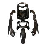 Kit carénage P2R noir brillant (6 pièces) maxi-scooter