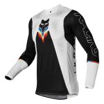 Maillot cross Fox FLEXAIR RELM - BLACK WHITE 2023