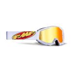 Masque cross FMF VISION ENFANT POWERBOMB CORE WHITE - ECRAN IRIDIUM ROUGE