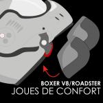 Mousses de joues ROOF KIT BOXER V8