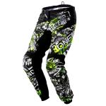 Pantalon cross O'Neal ELEMENT - ATTACK - BLACK HI-VIZ 2023