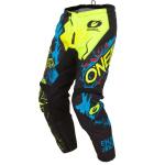 Pantalon cross O'Neal ELEMENT - VILLAIN - NEON YELLOW 2020