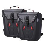 Sacoches cavalières SW-MOTECH SysBag WP M/M (17-23 litres x 2) complet avec support