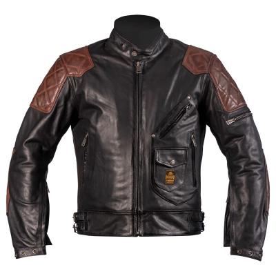 Blouson Helstons CHUCK CUIR BUFFLE ET VACHETTE