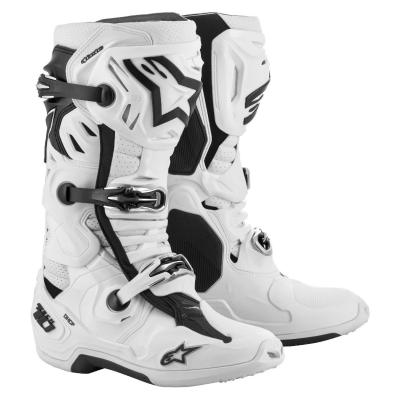 Bottes cross Alpinestars TECH 10 - SUPERVENTED - WHITE 2023