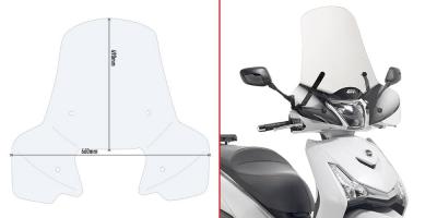 Bulle Sym HD | Pare-brise Piaggio Medley | 2020 à 2022 | Givi 7057A