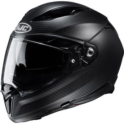 Casque F70 CARBON UNI SEMI FLAT BLACK HJC