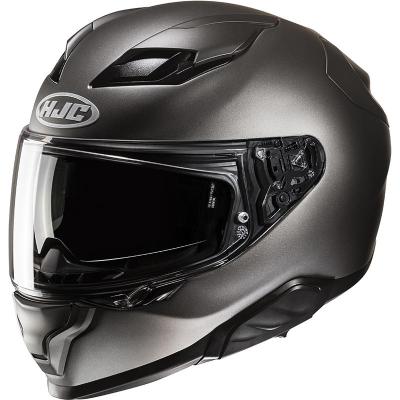 Casque F71 UNI SEMI FLAT TITANIUM HJC