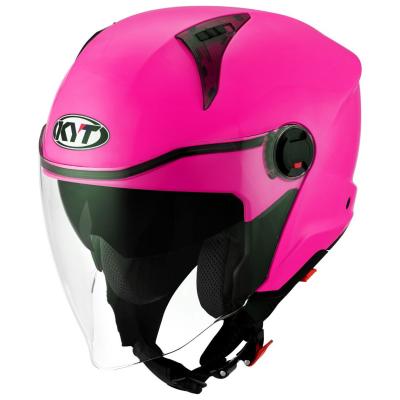 Casque KYT D-CITY - PLAIN - FUXIA FLUO