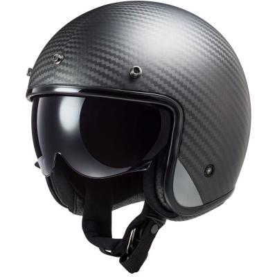 Casque LS2 OF601 BOB CARBON - SOLID MATT