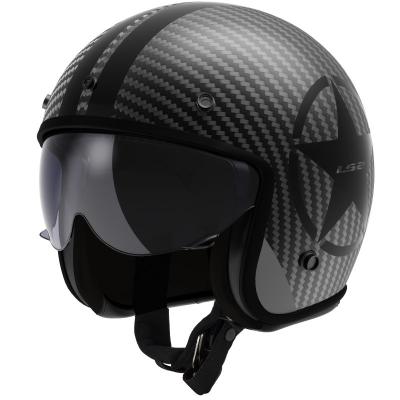 Casque LS2 OF601 BOB II CARBON STAR