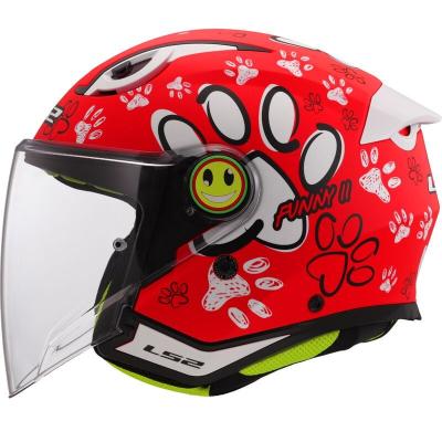 Casque Moto pour enfant LS2 OF622 Funny 2 Paws