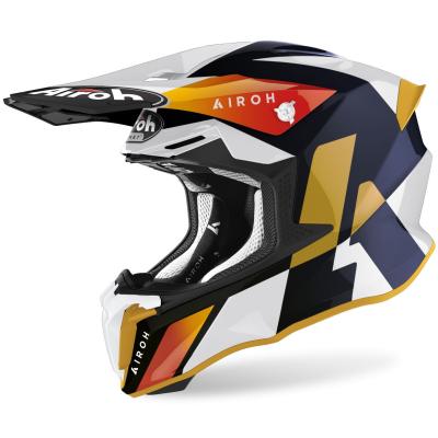 Casque cross Airoh TWIST 2.0 - LIFT - WHITE/BLUE GLOSS 2023