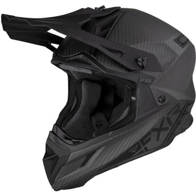 Casque cross FXR HELIUM CARBON BLACK 2022