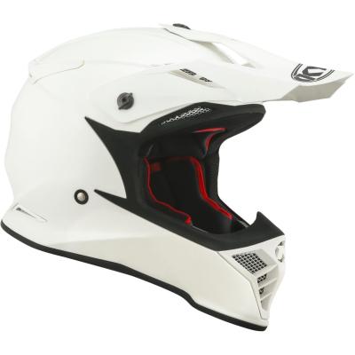 Casque cross KYT SKYHAWK - PLAIN - WHITE 2023