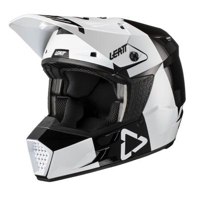 Casque cross Leatt GPX 3.5 V21.1 - BLACK WHITE 2023