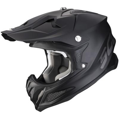 Casque cross Scorpion Exo VX-22 AIR - SOLID - NOIR MAT 2023