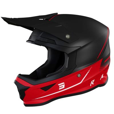 Casque cross Shot FURIOUS DRAW 3.0 - BLACK RED MATT 2023