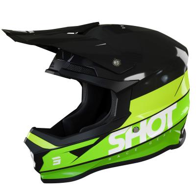 Casque cross Shot FURIOUS STORY - GREEN GLOSSY 2022