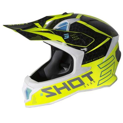 Casque cross Shot LITE - CORE - NEON YELLOW BLACK GLOSSY 2021