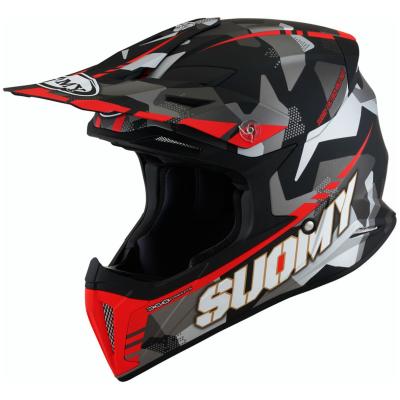 Casque cross Suomy X-WING - CAMOUGLAGER - MATT RED 2024