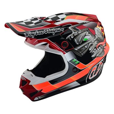 Casque cross TroyLee design SE4 POLYACRYLITE CARB 2024