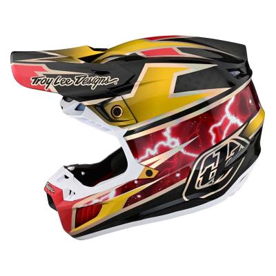 Casque cross TroyLee design SE5 ECE CARBON LIGHTNING MIPS 2023