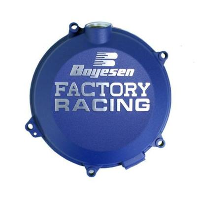 Couvercle de carter d'embrayage Boyesen Factory Racing alu Race Blue