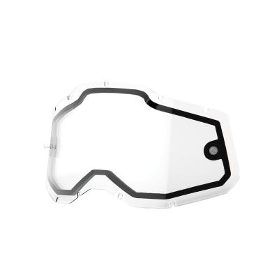 Ecran Masque 100% DOUBLE VENTILE RACECRAFT 2 / ACCURI 2 / STRATA 2