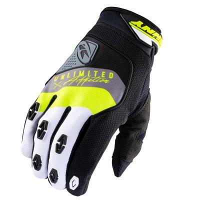 Gants Enduro Kenny SAFETY - BLACK GREY NEON YELLOW 2023