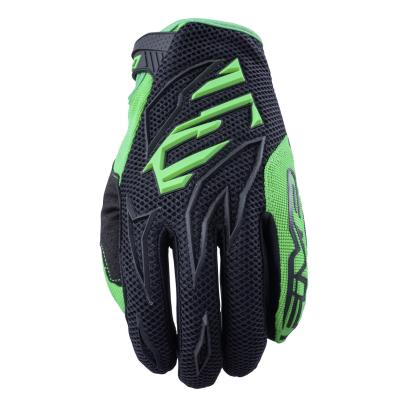 Gants cross Five MXF3 BLACK FLUO GREEN 2019