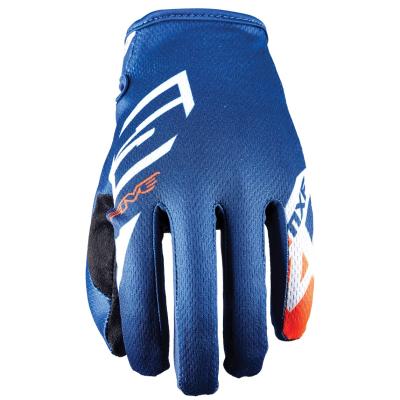 Gants cross Five MXF4 - SCRUB NAVY/FLUO ORANGE 2023