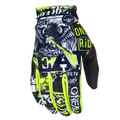 Gants cross O'Neal MATRIX YOUTH- ATTACK - BLACK NEON YELLOW