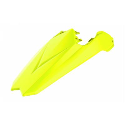 Garde boue Polisport ARRIERE COULEUR JAUNE FLUO AVEC PLAQUES LATERALES