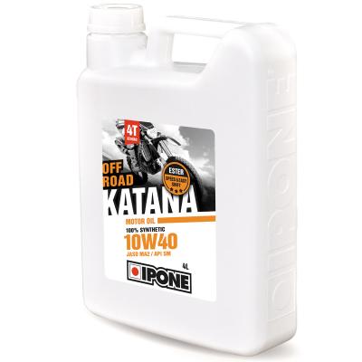 Huile moteur Ipone KATANA OFF-ROAD - 10W40 100% synthése - 4 LITRES