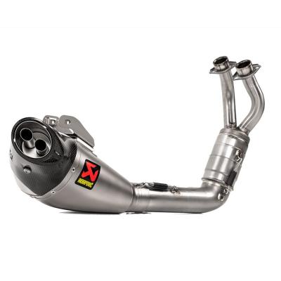 Ligne Complète Akrapovic Racing titane Embout Inox