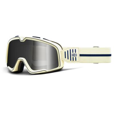 Lunettes moto 100% BARSTOW - ARNO - ECRAN IRIDIUM SILVER