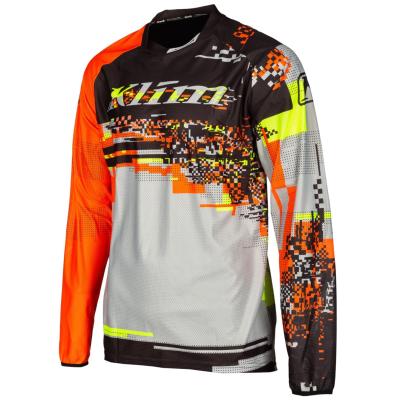 Maillot cross KLIM XC LITE DIGITAL CHAOS ORANGE 2022