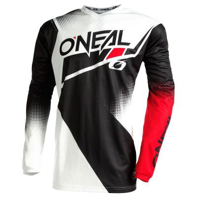 Maillot cross O'Neal ELEMENT - RACEWEAR V.22 - BLACK WHITE RED 2023