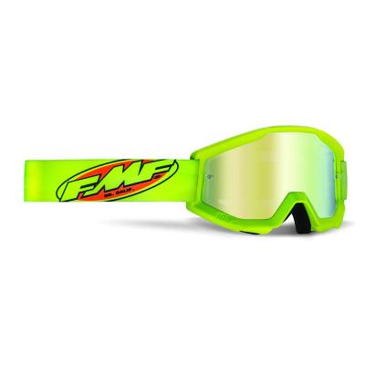 Masque cross FMF VISION POWERCORE CORE FLUO YELLOW YOUTH IRIDIUM