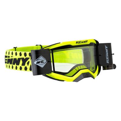 Masque cross Kenny PERFORMANCE - NEON YELLOW - LEVEL 4 - ROLL OFF 2024