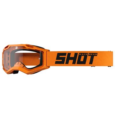 Masque cross Shot ASSAULT 2.0 - SOLID NEON ORANGE GLOSSY 2023