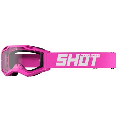 Masque cross Shot ASSAULT 2.0 - SOLID NEON PINK GLOSSY 2023