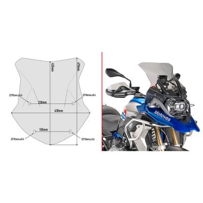 Pare-Brise BMW R1200 GS (16-18) et R1250 GS (19-22)